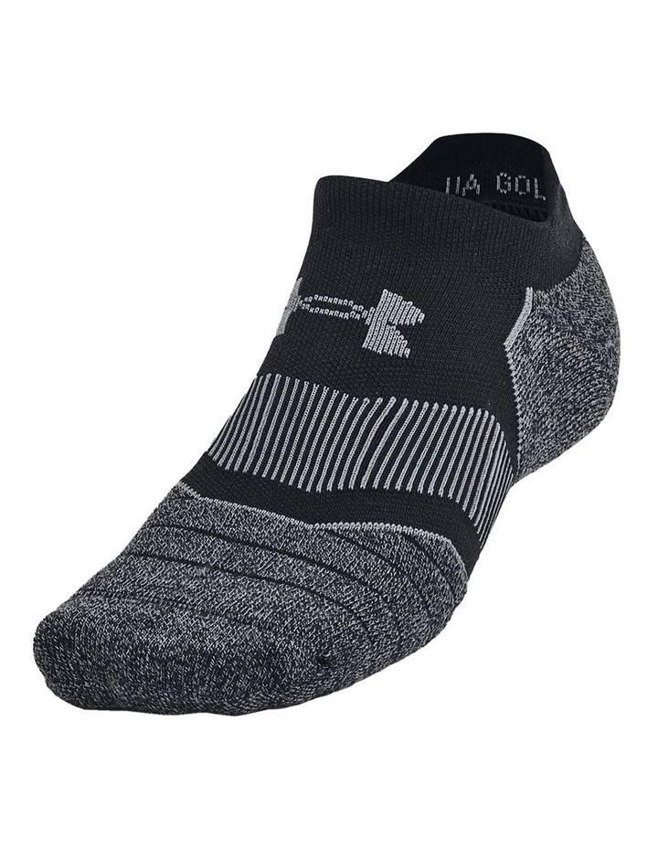 Under Armour Elevated Performance Socks Pack Of 2 in Black image 1