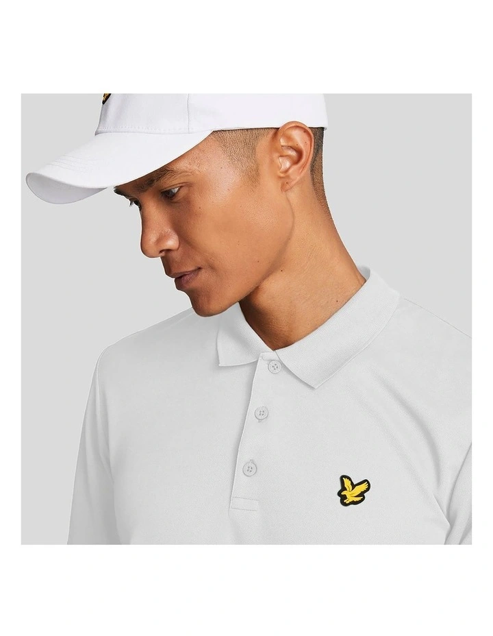Lyle & Scott Tech Polo Shirt in White image 3