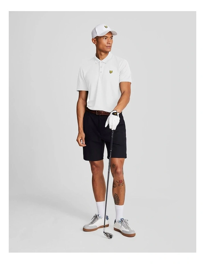 Lyle & Scott Tech Polo Shirt in White image 4