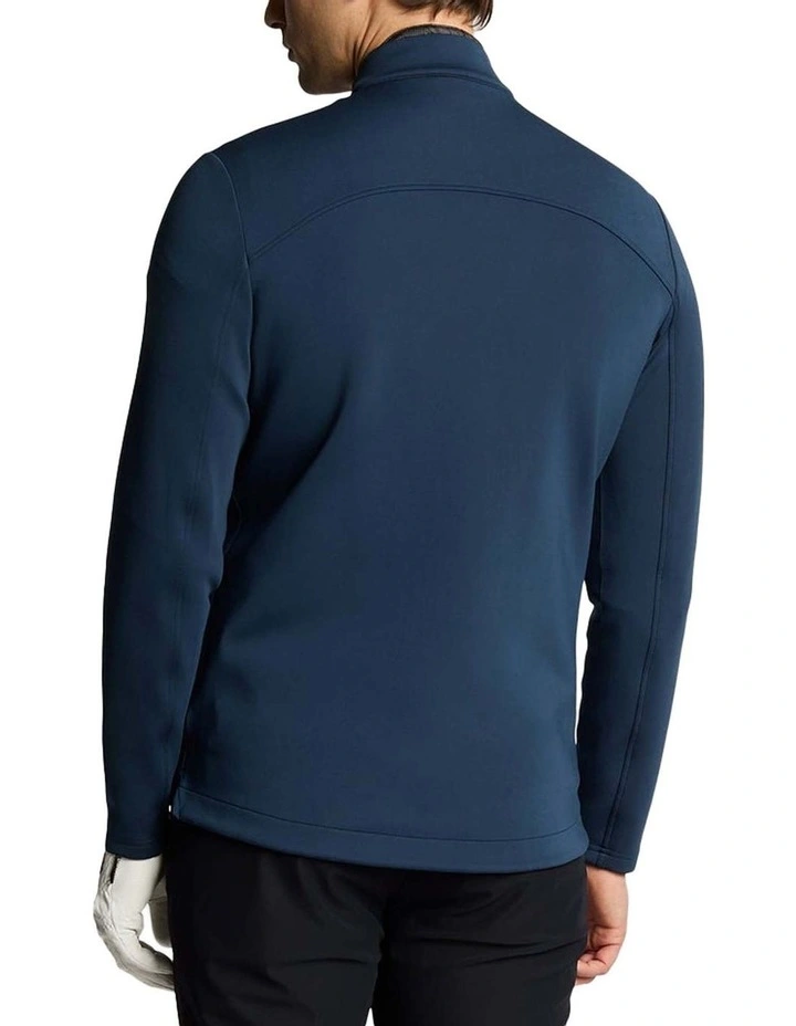 Lyle & Scott Hybrid Quilted Full Zip Jacket in Ryder Blue image 2