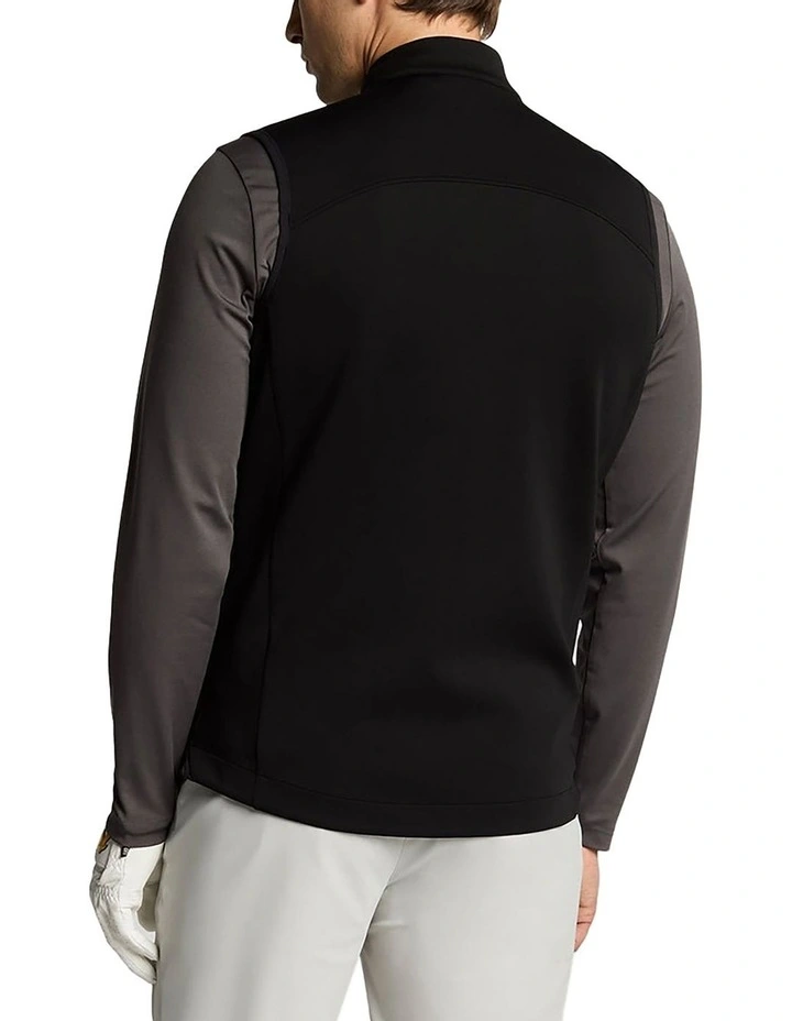 Lyle & Scott Hybrid Quilted Full Zip Vest in Jet Black image 2