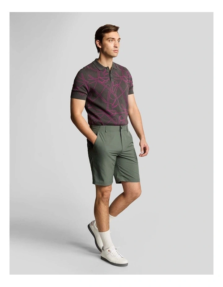 5 Pocket Shorts in Cactus Green image 4