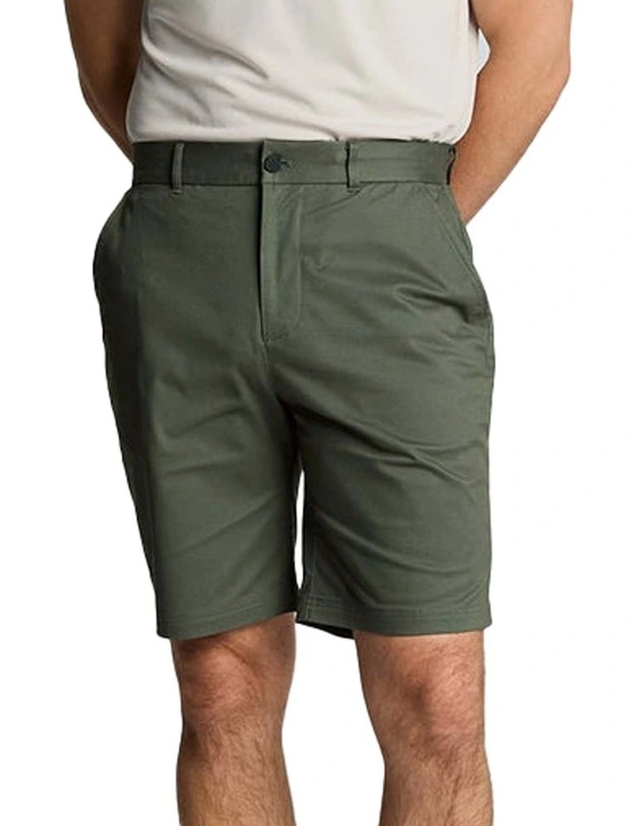 Course Stretch Shorts in Cactus Green image 1