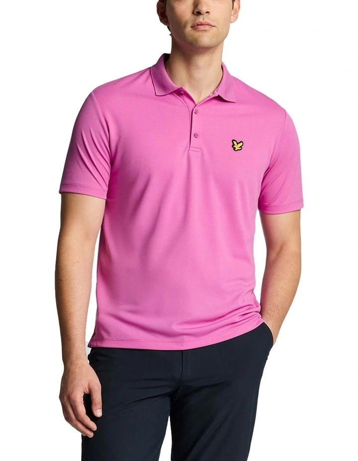 Golf Tech Shirt in Contour Pink image 1