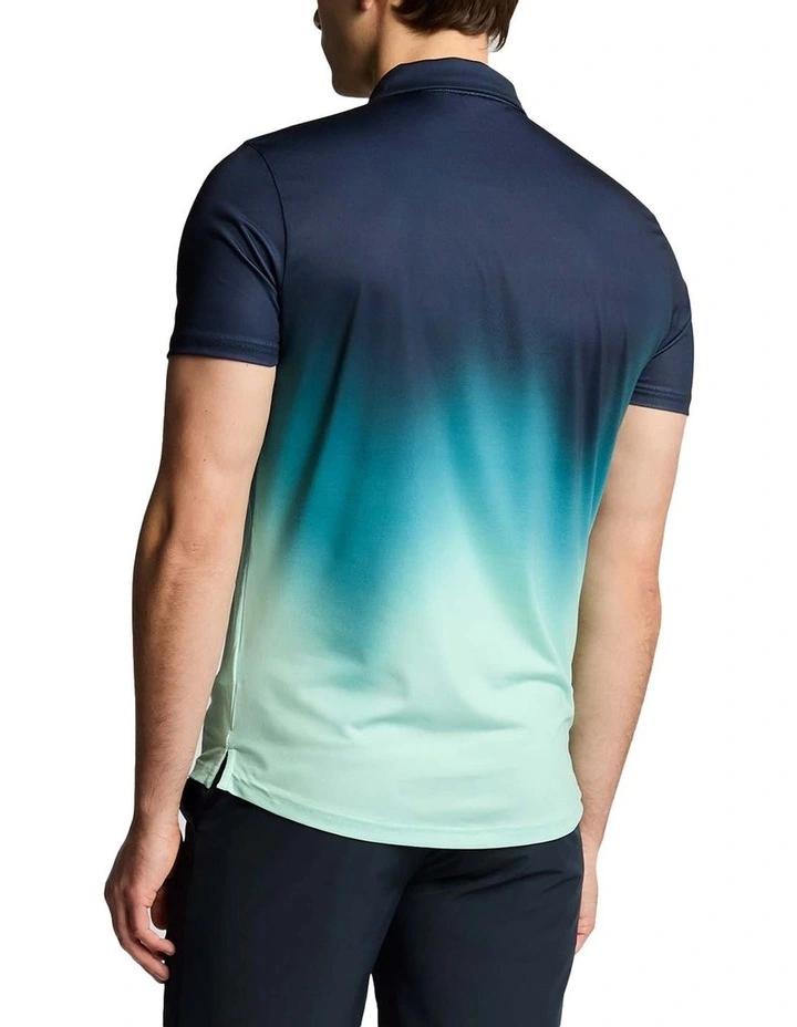 Gradient Polo Shirt in Dark Navy image 2