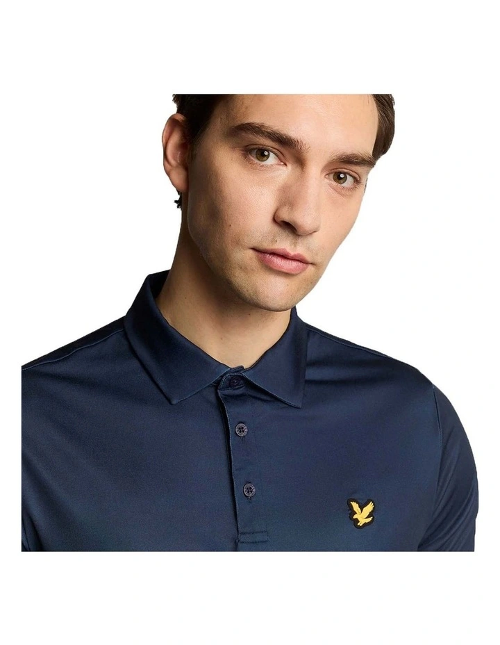 Gradient Polo Shirt in Dark Navy image 3