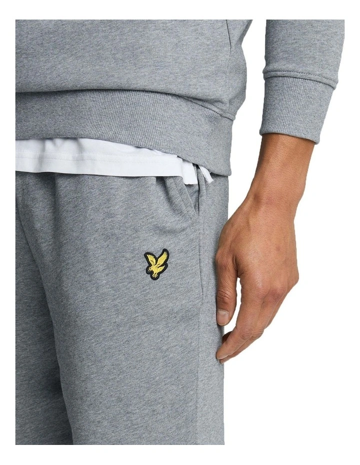 Sweat Shorts in Mid Grey Marl image 3