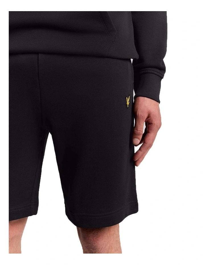 Sweat Shorts in Jet Black image 3
