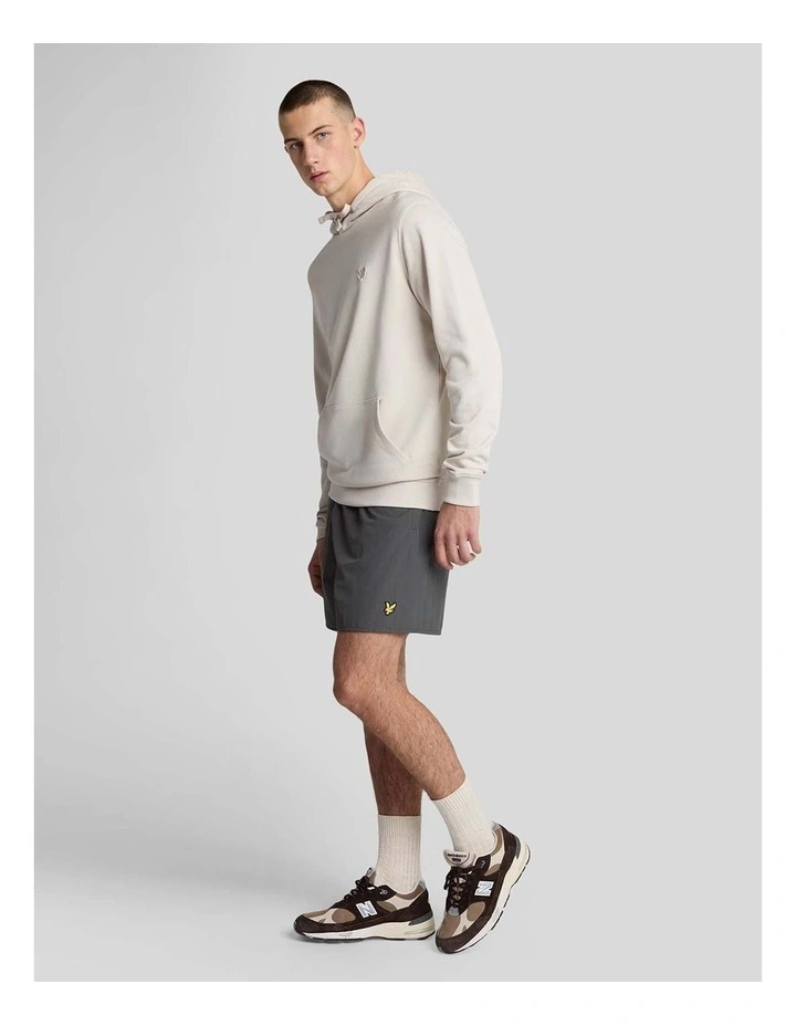 Plain Swim Shorts in Gunmetal image 4