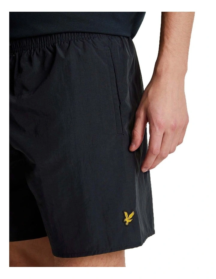 Plain Swim Shorts in Dark Navy image 3