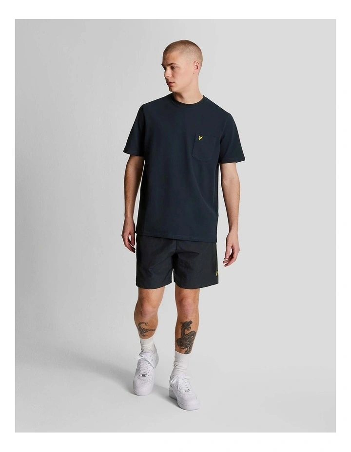 Plain Swim Shorts in Dark Navy image 4