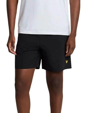 Plain Swim Shorts in Jet Black