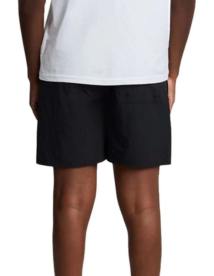 Plain Swim Shorts in Jet Black image 2