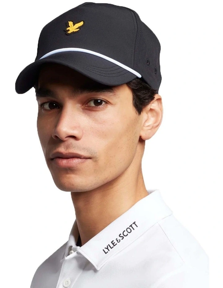 Golf Cap in Jet Black image 3