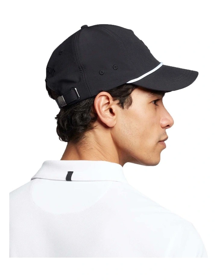 Golf Cap in Jet Black image 4