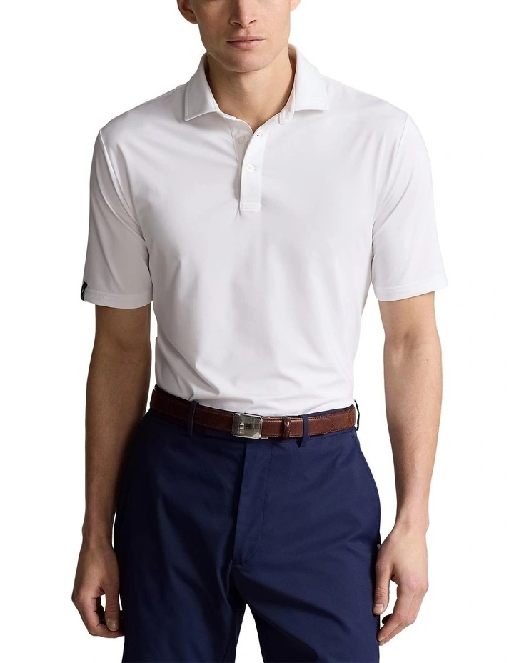 RLX Classic Fit Performance Polo Shirt in Ceramic White image 1