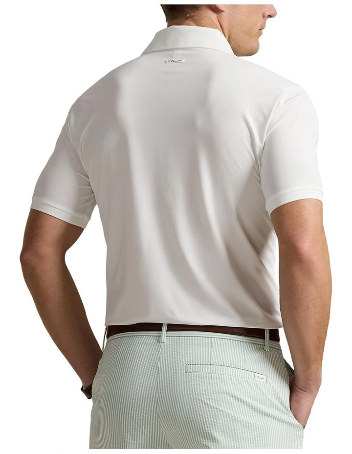 Rlx Lightweight Airflow Jersey Polo Shirt in Ceramic White image 2