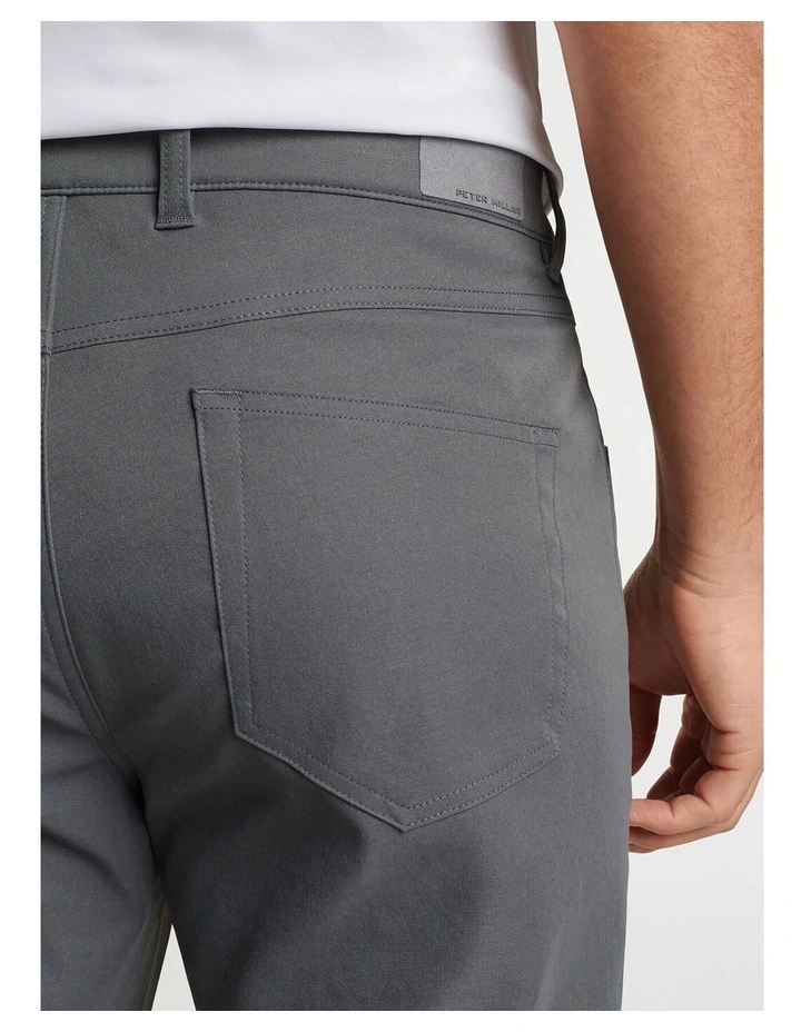 Performance 5 Pocket Golf Pants in Gale Grey image 3