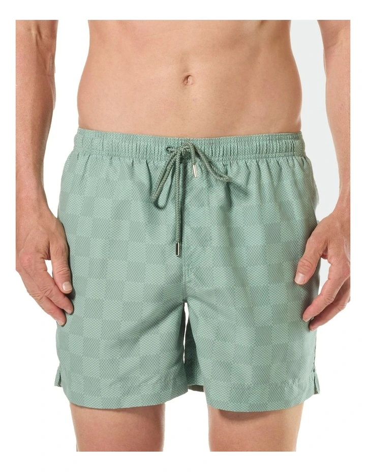 In Waves Swim Shorts Quick Dry in Sage image 1