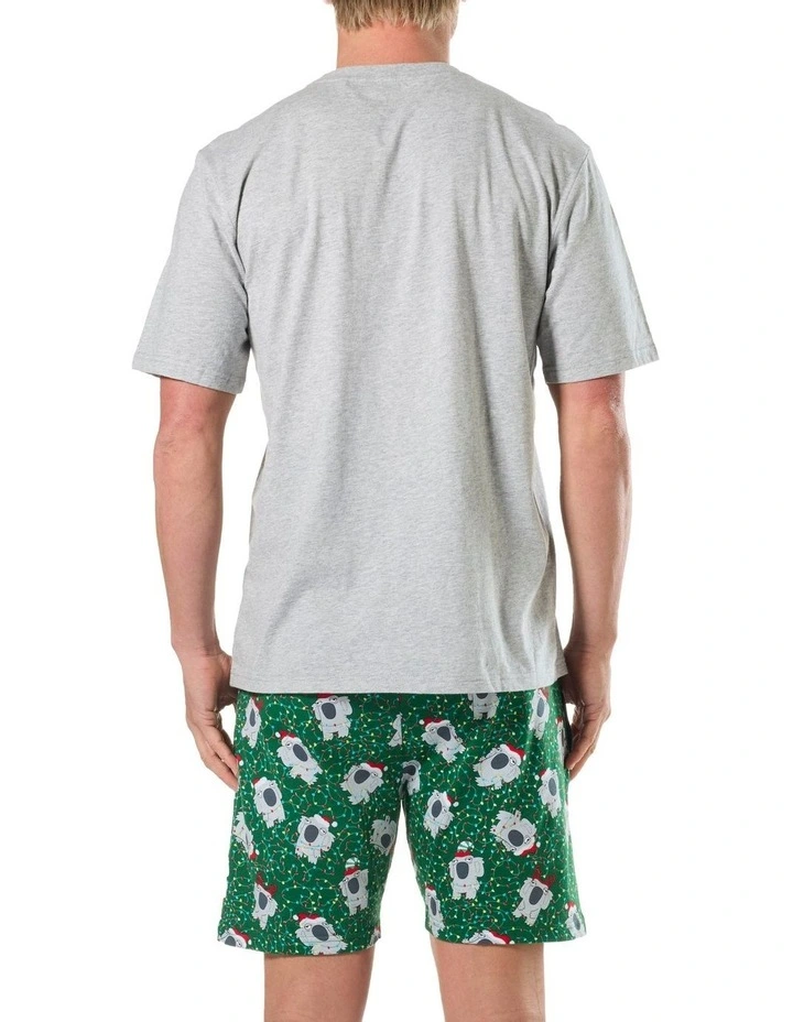 Christmas Koala Pyjama Set in Multi image 2