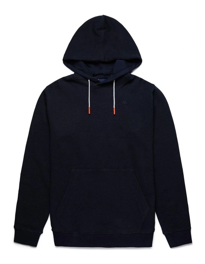 Sandron Waffle Knit Hoodie in Blue image 1