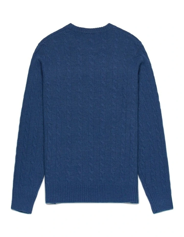 Robe Di Kappa Herbie Knit Pullover in Blue image 2