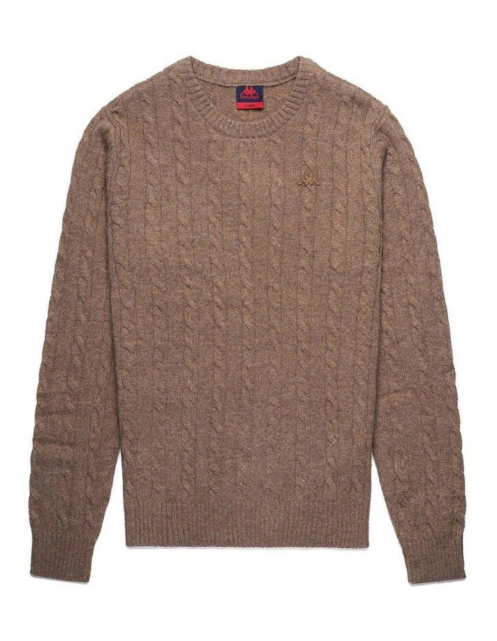 Herbie Knit Pullover in Brown image 1
