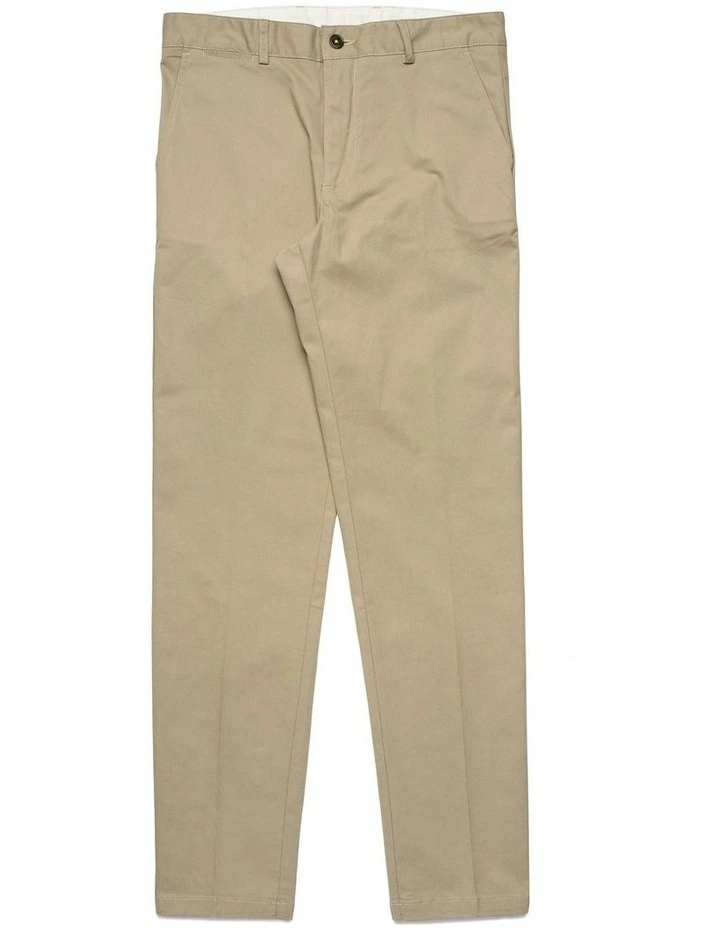 Rafael Peached Gabardine Chinos in Brown image 1