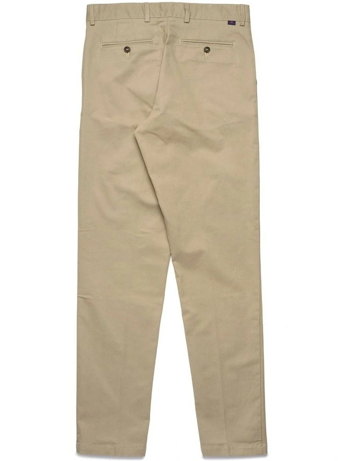 Rafael Peached Gabardine Chinos in Brown image 2