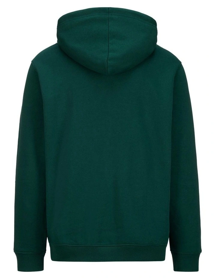 Authentic Shala Fleece Hoodie in Green image 2