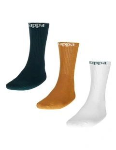 Authentic Atel Socks Pack Of 3 in Multi