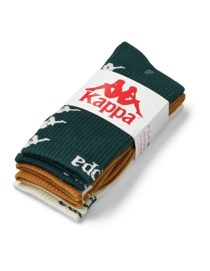 Authentic Atel Socks Pack Of 3 in Multi image 2