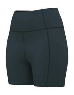 Lucia Biker Shorts in Carbon-Blue Infinity