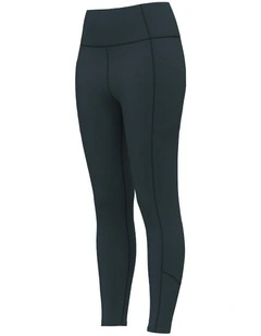 Leonora High Rise 7/8 Leggings With 2 Side Pockets in Carbon-Blue Infinity