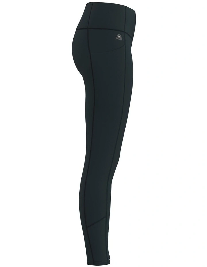 Leonora High Rise 7/8 Leggings With 2 Side Pockets in Carbon-Blue Infinity image 4
