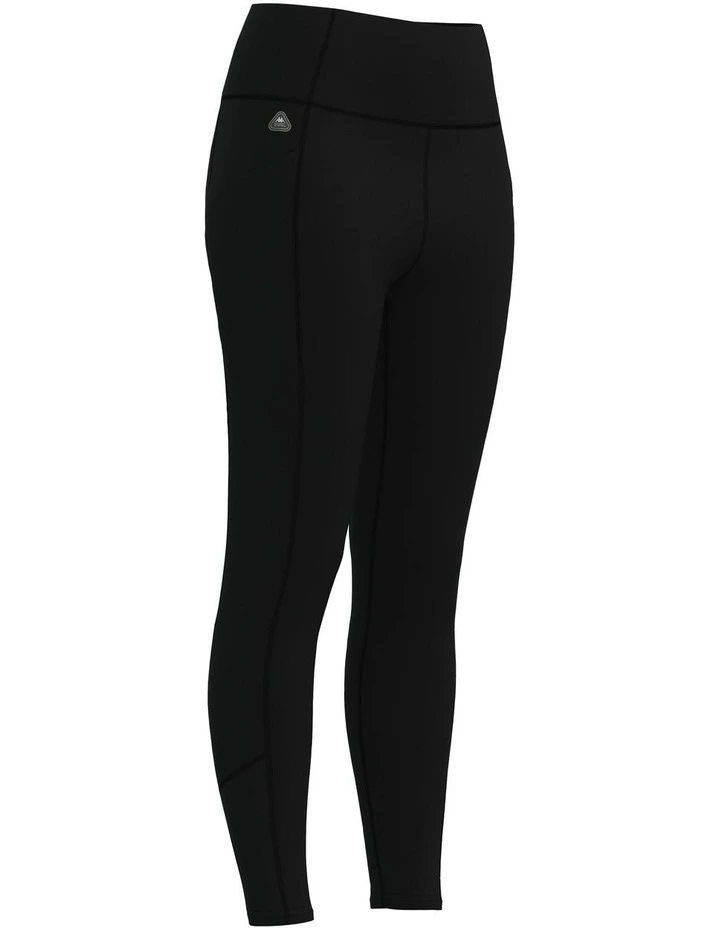 Leonora High Rise 7/8 Leggings With 2 Side Pockets in Black image 1