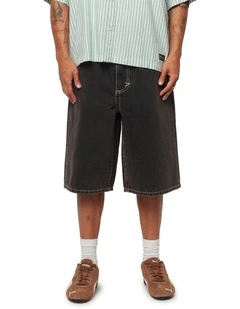 A6 Big Stitch Shorts Frank in Black