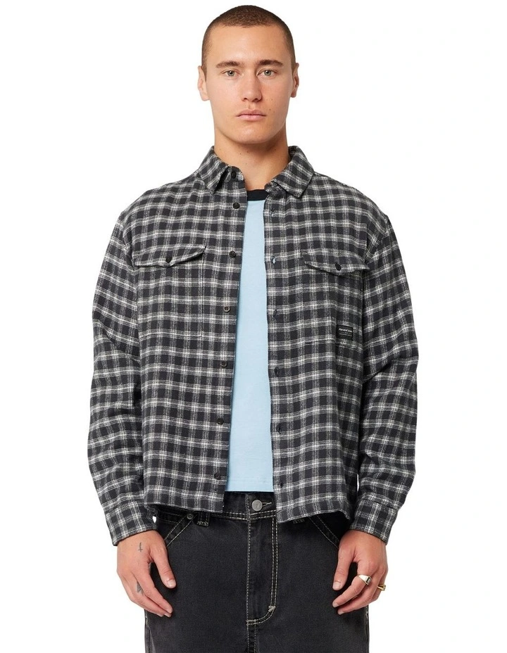 Hardware Flannie Shirt in Black image 1