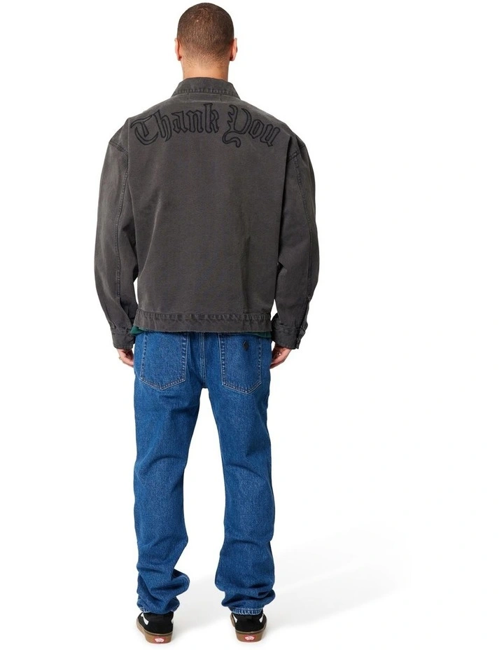 A6 Toretto Canvas Jacket in Black Magic image 4