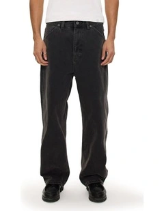 A6 Big Baggy Bazza Pant in Black