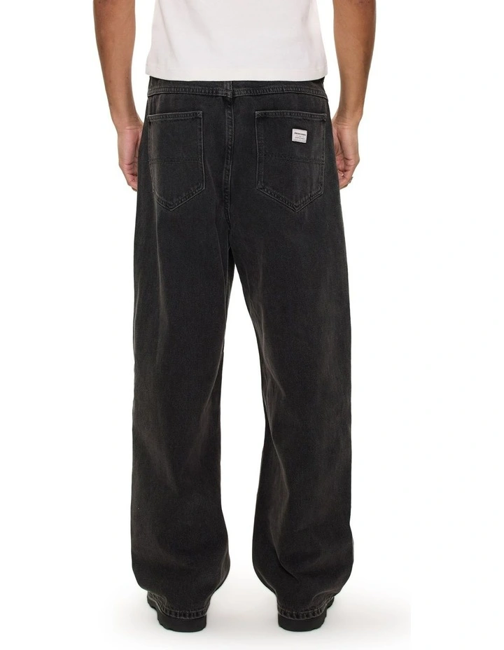 A6 Big Baggy Bazza Pant in Black image 2