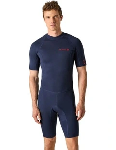 Neoprene Shorty Surfing Wetsuit in Navy Blue