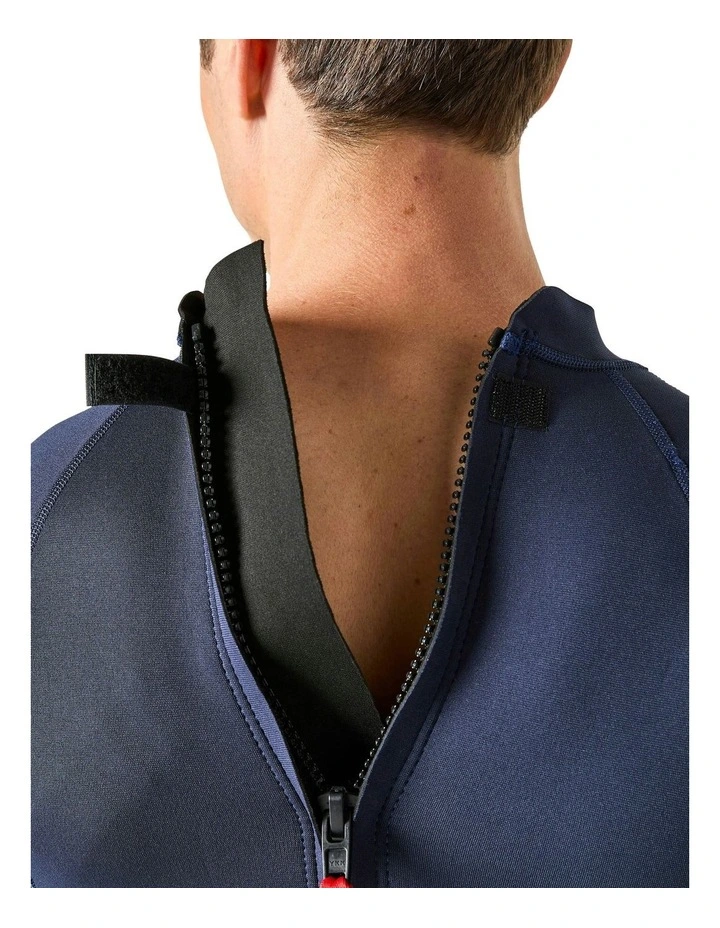 Neoprene Shorty Surfing Wetsuit in Navy Blue image 6