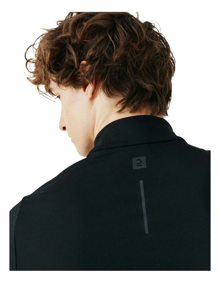 Run Warm Long Sleeved Running T-shirt in Black image 4