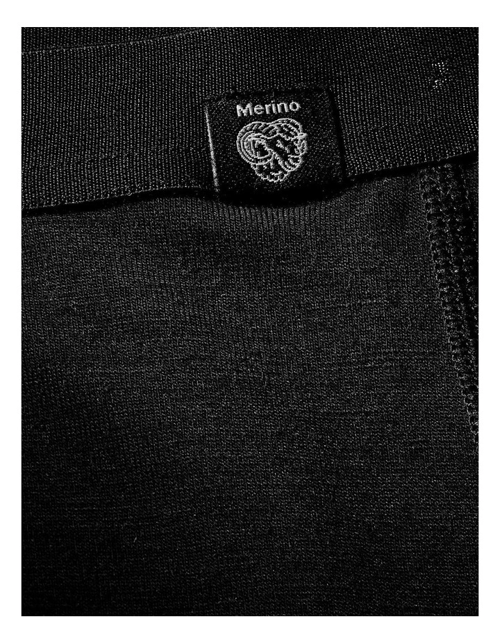 Mountain Trekking Merino Wool Boxer Shorts in Black image 5