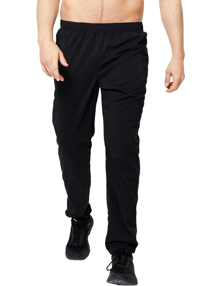 Regular Fit Breathable Essential Fitness Bottoms in Black image 1