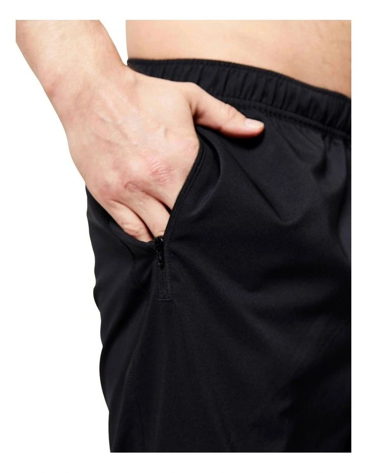 Regular Fit Breathable Essential Fitness Bottoms in Black image 5