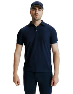 Horse Riding Polo Shirt in Blue