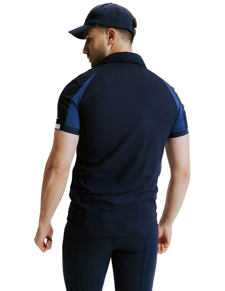 Horse Riding Polo Shirt in Blue image 2