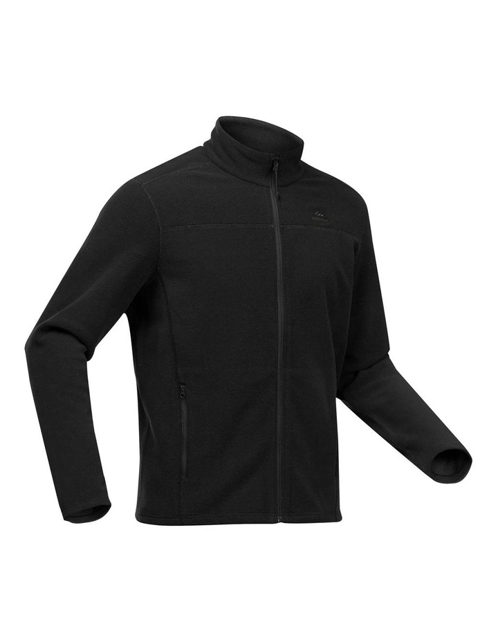 Hiking Fleece Jacket MH120 in Black image 7
